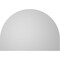 Ekena Millwork Round Top Surface Mount PVC Gable Vent w/ 2"W x 1-1/2"P Brickmould Frame, 20"W x 14"H GVPRT20X1402SN - alternate 3